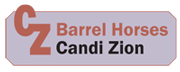 Candi Zion trains and sells barrel horses